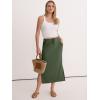 image:imageANRABESS Casual Maxi Skirts for Women High Waist Summer Drawstring Ideal for Daily Wear Office amp Weekend Outings 2026Army Green