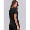 image:imageANRABESS Women 2 Piece Lounge Sets Summer Travel Sweat Outfits Short Sleeve Wide Leg Casual Matching Tracksuits ClothesBlack