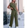 image:imageANRABESS Women 2 Piece Outfits Tank Top amp Palazzo Pants 2026 Summer Lounge Matching Sets Travel Vacation Beach ClothingDark Green