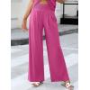 image:imageANRABESS Women 2 Piece Outfits Tank Top amp Palazzo Pants 2026 Summer Lounge Matching Sets Travel Vacation Beach ClothingHot Pink