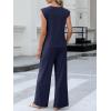 image:imageANRABESS Women 2 Piece Outfits Tank Top amp Palazzo Pants 2026 Summer Lounge Matching Sets Travel Vacation Beach ClothingNavy Blue