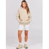 image:imageANRABESS Women Hoodies Oversized Fleece Long Sleeve Comfy Casual Basic Pullover Sweatshirts 2025 Fall Outfits Y2K ClothesApricot