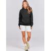image:imageANRABESS Women Hoodies Oversized Fleece Long Sleeve Comfy Casual Basic Pullover Sweatshirts 2025 Fall Outfits Y2K ClothesBlack
