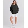 image:imageANRABESS Women Hoodies Oversized Fleece Long Sleeve Comfy Casual Basic Pullover Sweatshirts 2025 Fall Outfits Y2K ClothesBlack