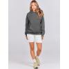 image:imageANRABESS Women Hoodies Oversized Fleece Long Sleeve Comfy Casual Basic Pullover Sweatshirts 2025 Fall Outfits Y2K ClothesGrey