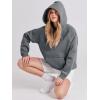 image:imageANRABESS Women Hoodies Oversized Fleece Long Sleeve Comfy Casual Basic Pullover Sweatshirts 2025 Fall Outfits Y2K ClothesGrey