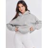 image:imageANRABESS Women Hoodies Oversized Fleece Long Sleeve Comfy Casual Basic Pullover Sweatshirts 2025 Fall Outfits Y2K ClothesLight Grey