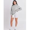 image:imageANRABESS Women Hoodies Oversized Fleece Long Sleeve Comfy Casual Basic Pullover Sweatshirts 2025 Fall Outfits Y2K ClothesLight Grey