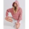 image:imageANRABESS Women Hoodies Oversized Fleece Long Sleeve Comfy Casual Basic Pullover Sweatshirts 2025 Fall Outfits Y2K ClothesPeach