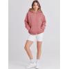 image:imageANRABESS Women Hoodies Oversized Fleece Long Sleeve Comfy Casual Basic Pullover Sweatshirts 2025 Fall Outfits Y2K ClothesPeach