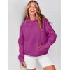image:imageANRABESS Women Hoodies Oversized Fleece Long Sleeve Comfy Casual Basic Pullover Sweatshirts 2025 Fall Outfits Y2K ClothesPurple