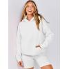 image:imageANRABESS Women Hoodies Oversized Fleece Long Sleeve Comfy Casual Basic Pullover Sweatshirts 2025 Fall Outfits Y2K ClothesWhite