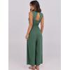 image:imageANRABESS Women Jumpsuits Sleeveless V Neck Elegant Dressy Casual Backless One Piece Pants Romper 2026 Summer OutfitsGrass