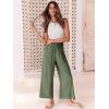 image:imageANRABESS Women Linen Pants Casual Loose High Waist Boho Wide Leg Cropped Palazzo Beach Pants Summer Outfits 2026 TrendyArmy Green