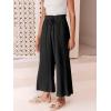 image:imageANRABESS Women Linen Pants Casual Loose High Waist Boho Wide Leg Cropped Palazzo Beach Pants Summer Outfits 2026 TrendyBlack