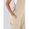 image:imageANRABESS Women Overalls Jumpsuits Loose Casual Dressy Sleeveless Baggy Harem Pants Romper Jumpers 2026 Trendy Summer OutfitsApricot