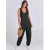 image:imageANRABESS Women Overalls Jumpsuits Loose Casual Dressy Sleeveless Baggy Harem Pants Romper Jumpers 2026 Trendy Summer OutfitsBlack