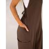 image:imageANRABESS Women Overalls Jumpsuits Loose Casual Dressy Sleeveless Baggy Harem Pants Romper Jumpers 2026 Trendy Summer OutfitsBrown