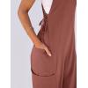 image:imageANRABESS Women Overalls Jumpsuits Loose Casual Dressy Sleeveless Baggy Harem Pants Romper Jumpers 2026 Trendy Summer OutfitsCaramel