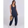 image:imageANRABESS Women Overalls Jumpsuits Loose Casual Dressy Sleeveless Baggy Harem Pants Romper Jumpers 2026 Trendy Summer OutfitsNavy Blue