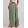 image:imageANRABESS Women Palazzo Pants Summer Boho Bagyy Wide Leg High Smocked Waist Casual Loose Lounge Pant with PocketOlive