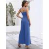 image:imageANRABESS Women V Neck Spaghetti Strap Wide Leg Dressy Jumpsuits 2026 Summer Casual One Piece Jumper Romper Outfits amp PocketsBlue