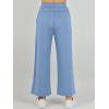 image:imageANRABESS Womens 2 Piece Outfits Summer Beach Vacation Clothes Spring Travel Airport Casual Wide Leg Pants Lounge SetsBlue