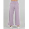 image:imageANRABESS Womens 2 Piece Outfits Summer Beach Vacation Clothes Spring Travel Airport Casual Wide Leg Pants Lounge SetsLight Purple