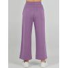 image:imageANRABESS Womens 2 Piece Outfits Summer Beach Vacation Clothes Spring Travel Airport Casual Wide Leg Pants Lounge SetsPurple