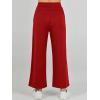 image:imageANRABESS Womens 2 Piece Outfits Summer Beach Vacation Clothes Spring Travel Airport Casual Wide Leg Pants Lounge SetsRed