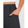 image:imageANRABESS Womens Capri Pants 2026 Summer Casual Elastic High Waisted Lounge Cropped Tapered Ankle Beach Trousers Work OutfitsBlack