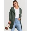 image:imageANRABESS Womens Cardigan Sweater Open Front Knit Long Coatigan Dressy Casual Jacket Coat 2025 Fall Outfits Classy ClothesArmy Green
