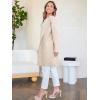 image:imageANRABESS Womens Cardigan Sweater Open Front Knit Long Coatigan Dressy Casual Jacket Coat 2025 Fall Outfits Classy ClothesBeige