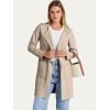 image:imageANRABESS Womens Cardigan Sweater Open Front Knit Long Coatigan Dressy Casual Jacket Coat 2025 Fall Outfits Classy ClothesBright Tan