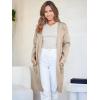 image:imageANRABESS Womens Cardigan Sweater Open Front Knit Long Coatigan Dressy Casual Jacket Coat 2025 Fall Outfits Classy ClothesBright Tan