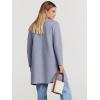 image:imageANRABESS Womens Cardigan Sweater Open Front Knit Long Coatigan Dressy Casual Jacket Coat 2025 Fall Outfits Classy ClothesGray Blue