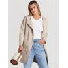 image:imageANRABESS Womens Cardigan Sweater Open Front Knit Long Coatigan Dressy Casual Jacket Coat 2025 Fall Outfits Classy ClothesLight Khaki