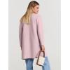 image:imageANRABESS Womens Cardigan Sweater Open Front Knit Long Coatigan Dressy Casual Jacket Coat 2025 Fall Outfits Classy ClothesPink
