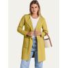 image:imageANRABESS Womens Cardigan Sweater Open Front Knit Long Coatigan Dressy Casual Jacket Coat 2025 Fall Outfits Classy ClothesYellow