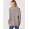 image:imageANRABESS Womens Cardigans 2026 Fall Dressy Casual Long Sleeve Crewneck Button Down Open Front Soft Knit Cardigan SweatersBright Camel