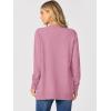 image:imageANRABESS Womens Cardigans 2026 Fall Dressy Casual Long Sleeve Crewneck Button Down Open Front Soft Knit Cardigan SweatersCoral Pink
