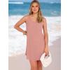 image:imageANRABESS Womens Cover Up 2026 Beach Vacation Tank Dress Eyelet Spaghetti Strap Bathing Suit Summer Swimsuits Mini SundressCoral