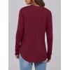 image:imageANRABESS Womens Long Sleeve Shirts 2026 Spring Fashion Dressy Casual Tops Trendy Henley Blouses Cute Work Outfits ClothesBurgundy