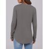 image:imageANRABESS Womens Long Sleeve Shirts 2026 Spring Fashion Dressy Casual Tops Trendy Henley Blouses Cute Work Outfits ClothesLight Taupe