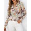 image:imageANRABESS Womens Long Sleeve Shirts 2026 Spring Fashion Dressy Casual Tops Trendy Henley Blouses Cute Work Outfits ClothesMix Color Block