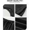 image:imageANRABESS Womens Lounge Sets 2 Piece Outfits 2026 Summer Casual Short Sleeve Sweatsuits Matching Tracksuits Wide Leg Pant SetBlack