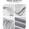 image:imageANRABESS Womens Lounge Sets 2 Piece Outfits 2026 Summer Casual Short Sleeve Sweatsuits Matching Tracksuits Wide Leg Pant SetLight Grey