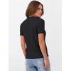 image:imageANRABESS Womens Short Sleeve Sweaters Wool Blend Crew Neck Sweater Shirts Business Casual Work Tops 2026 Summer OutfitsBlack