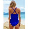 image:imageANRABESS Womens Tankini SetTummy Control Two Piece SwimsuitPerfect for Beach VacationVersatile Summer Bathing Suit 2026Royal Blue