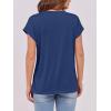 image:imageANRABESS Womens Tops Summer Cap Sleeve Basic Tee Shirts 2026 Trendy Loose Fit Casual Dressy Business Work Tshirts ClothesDark Blue
